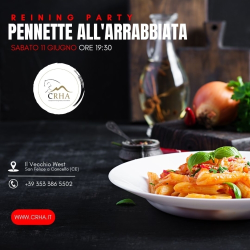 3 Show 2022: Reining Party Pennette all&#039;Arrabbiata!