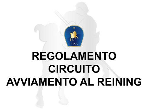 Regolamento Avviamento al Reining FISE 2024